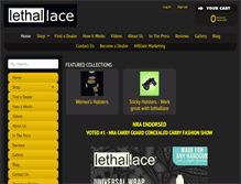 Tablet Screenshot of lethallace.com